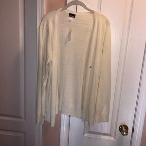 Off white sweater with buttons
